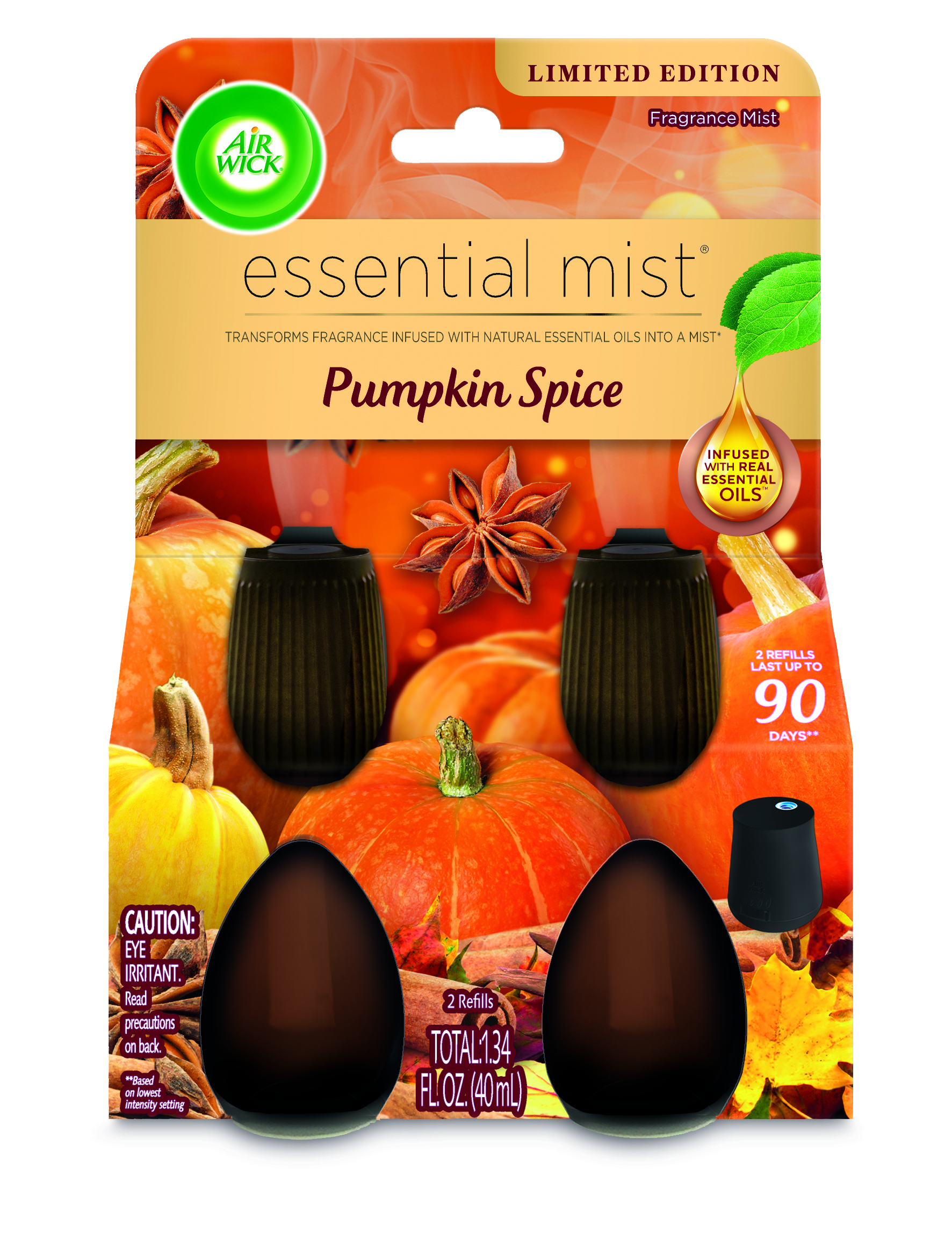 AIR WICK Essential Mist  Pumpkin Spice